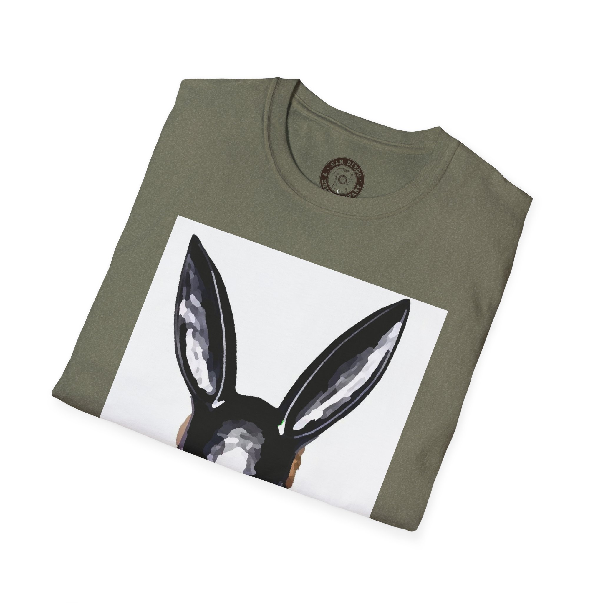 Bunny Mask Unisex T-Shirt, Cute Graphic Tee, Casual Wear, Costume Party Shirt, Trendy Everyday Shirt, Unique Gift Idea - Image 16