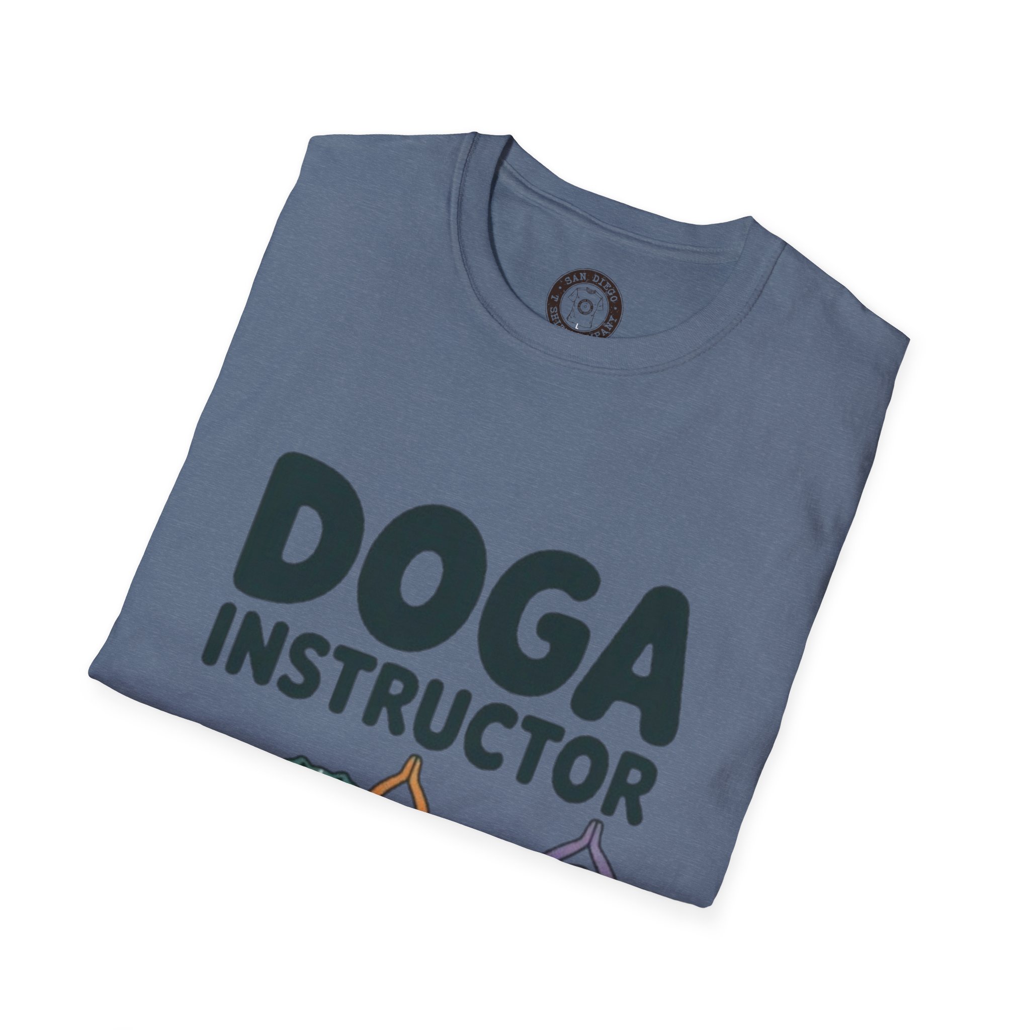 Funny Dog Instructor T-Shirt, Gift for Dog Lovers, Doga Yoga Shirt, Pet Owner Humor Tee, Casual Wear, Birthday Gift - Image 24