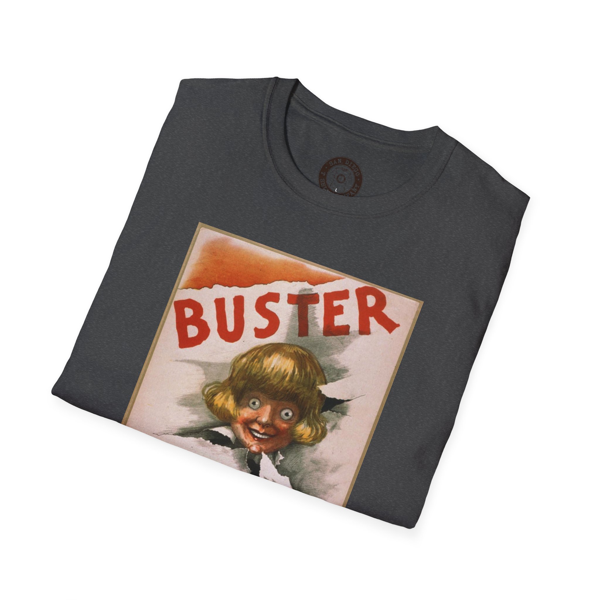 Vintage-Inspired Unisex T-Shirt, Retro Graphic Tee, Unique Gift, Casual Wear, Festival Apparel, Buster Is Coming Design - Image 28