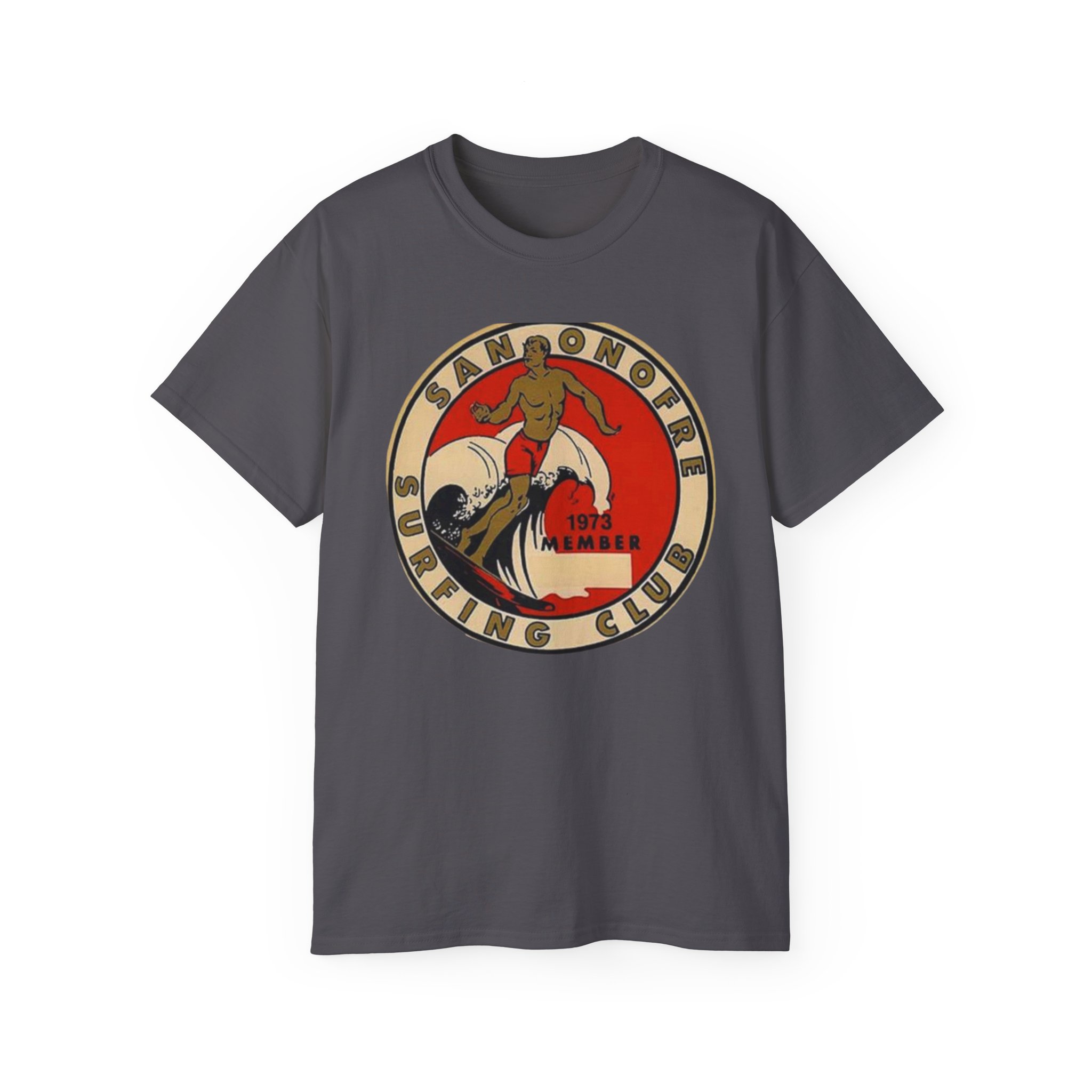San Onofre, California Surfing Club Unisex Ultra Cotton Tee - Image 41