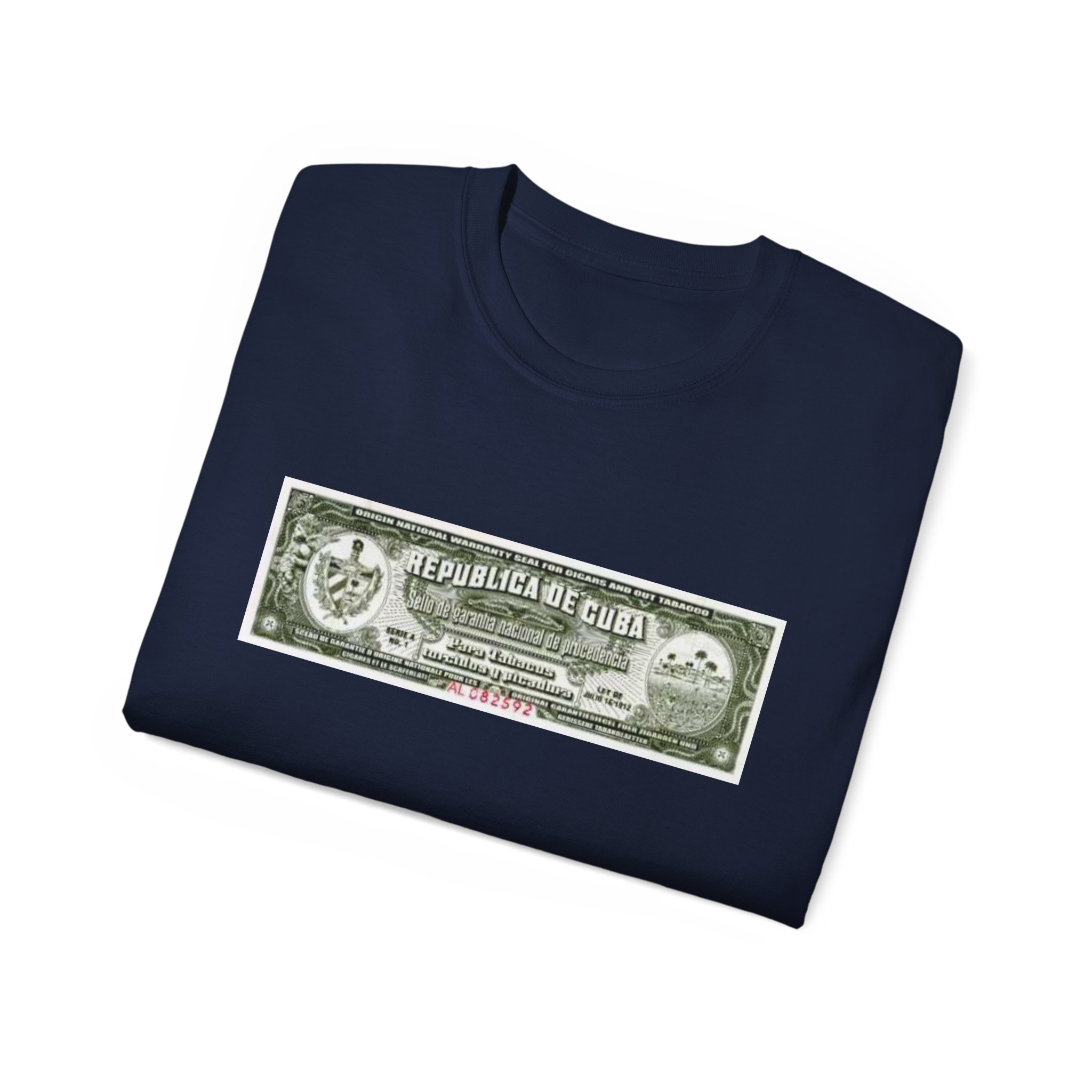 Cuban Cigar Tax Stamp Unisex Ultra Cotton Tee - Image 52