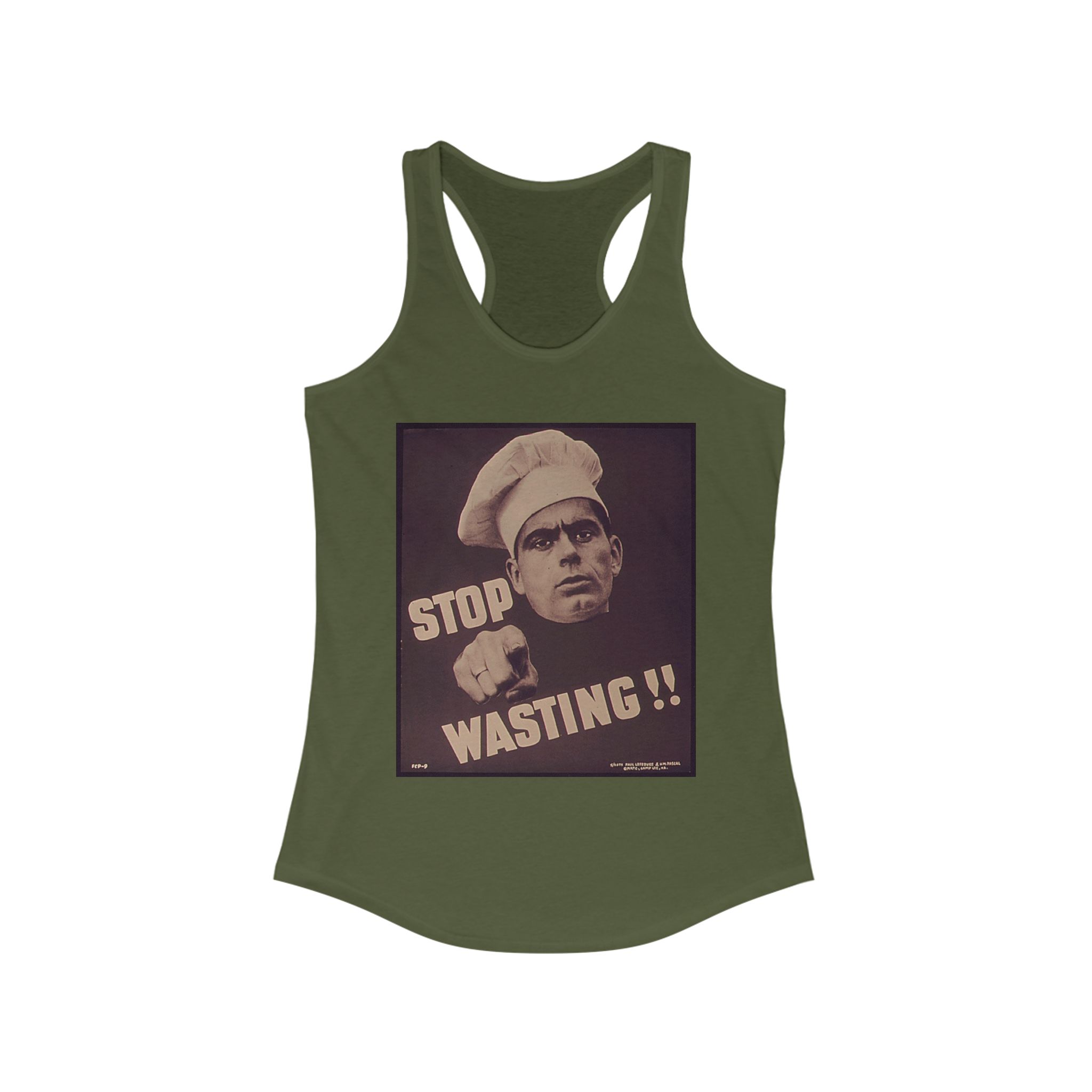 Chef's Motivational Tank Top for Women, Stop Wasting Shirt, Culinary Gift, Summer Workout Top, Kitchen Humor Apparel - Image 11