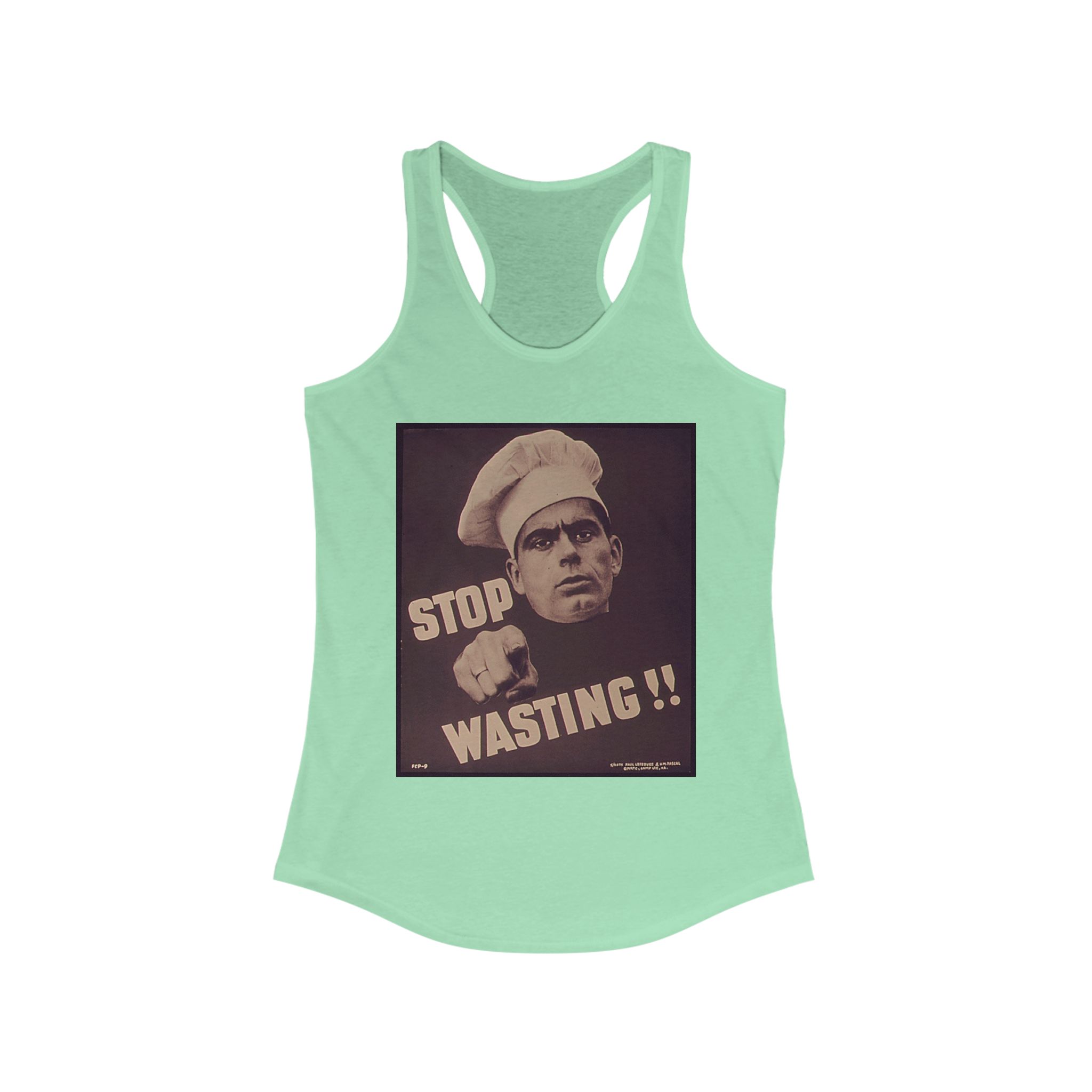 Chef's Motivational Tank Top for Women, Stop Wasting Shirt, Culinary Gift, Summer Workout Top, Kitchen Humor Apparel - Image 13