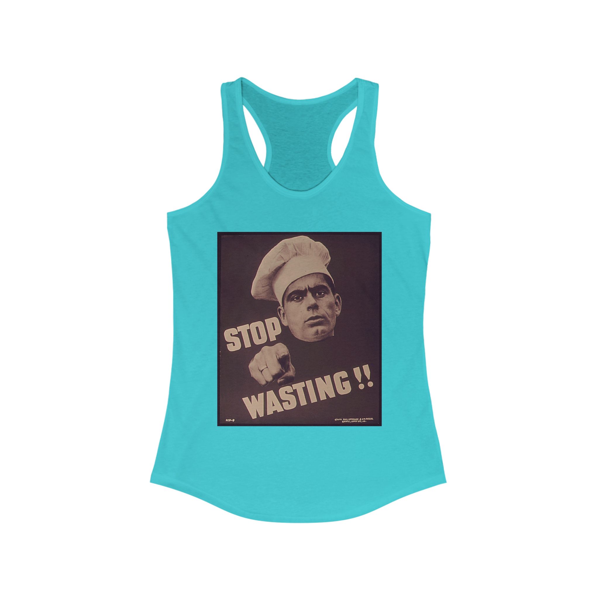 Chef's Motivational Tank Top for Women, Stop Wasting Shirt, Culinary Gift, Summer Workout Top, Kitchen Humor Apparel - Image 17