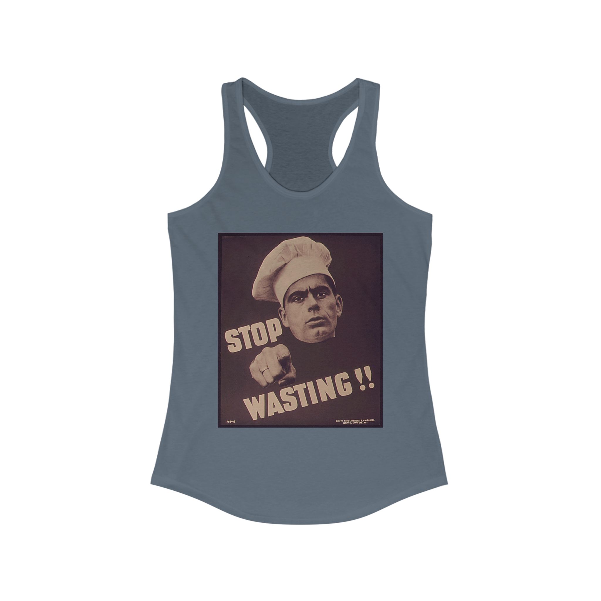 Chef's Motivational Tank Top for Women, Stop Wasting Shirt, Culinary Gift, Summer Workout Top, Kitchen Humor Apparel - Image 19