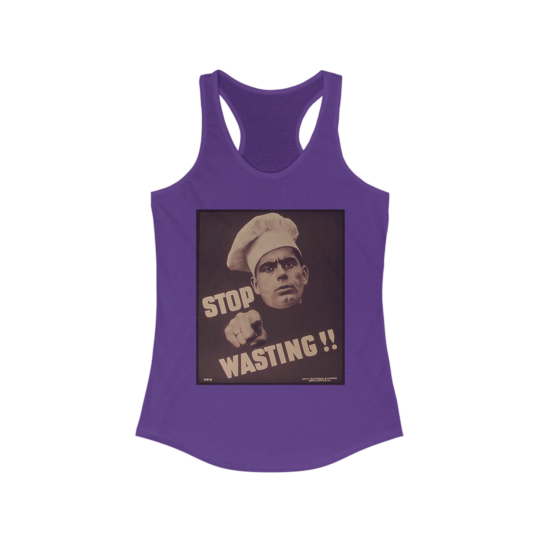 Chef's Motivational Tank Top for Women, Stop Wasting Shirt, Culinary Gift, Summer Workout Top, Kitchen Humor Apparel - Image 27