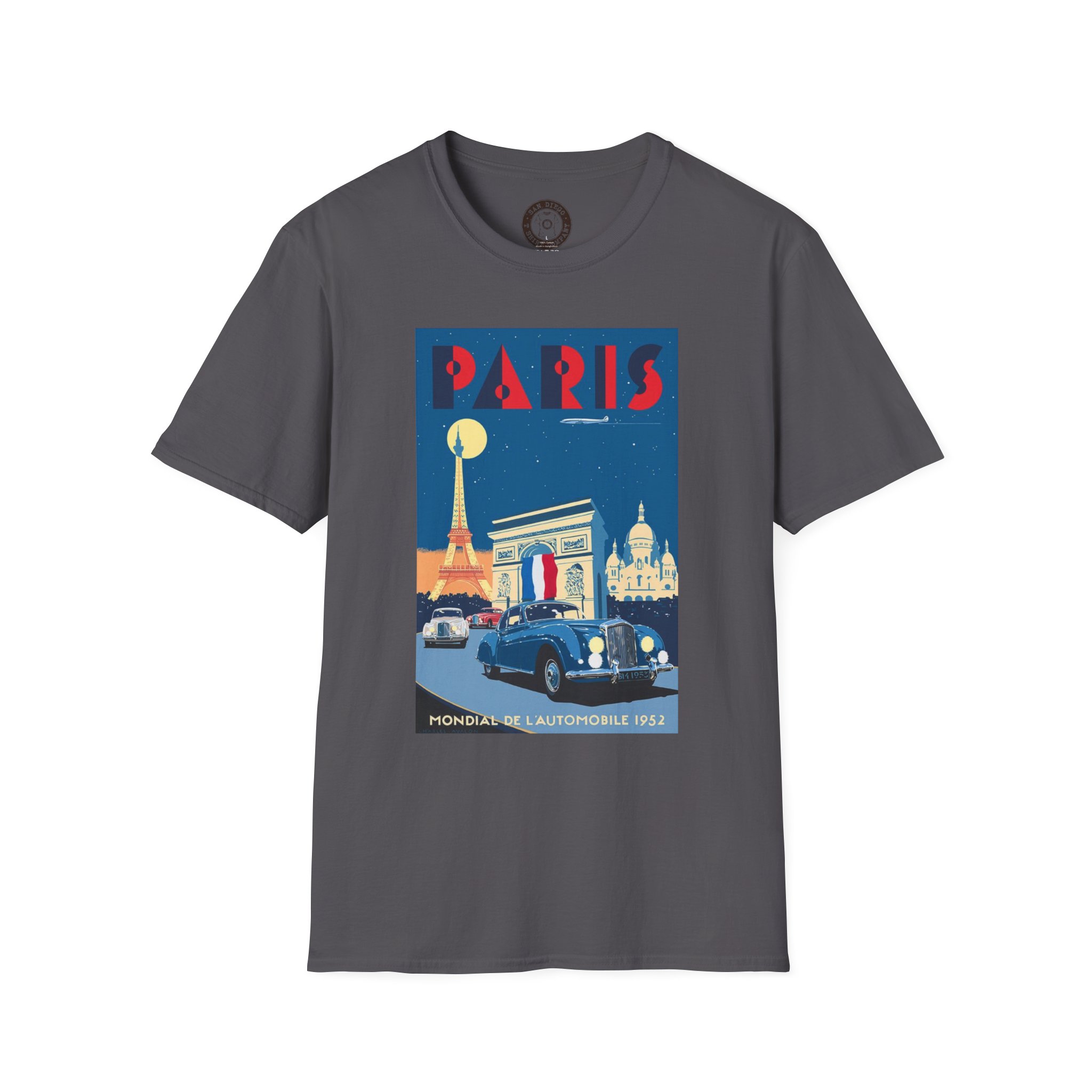 Vintage Paris Travel Poster T-Shirt, Retro Paris Shirt, Travel Gift, Graphic Tee, Unisex Fashion, Parisian Style - Image 33