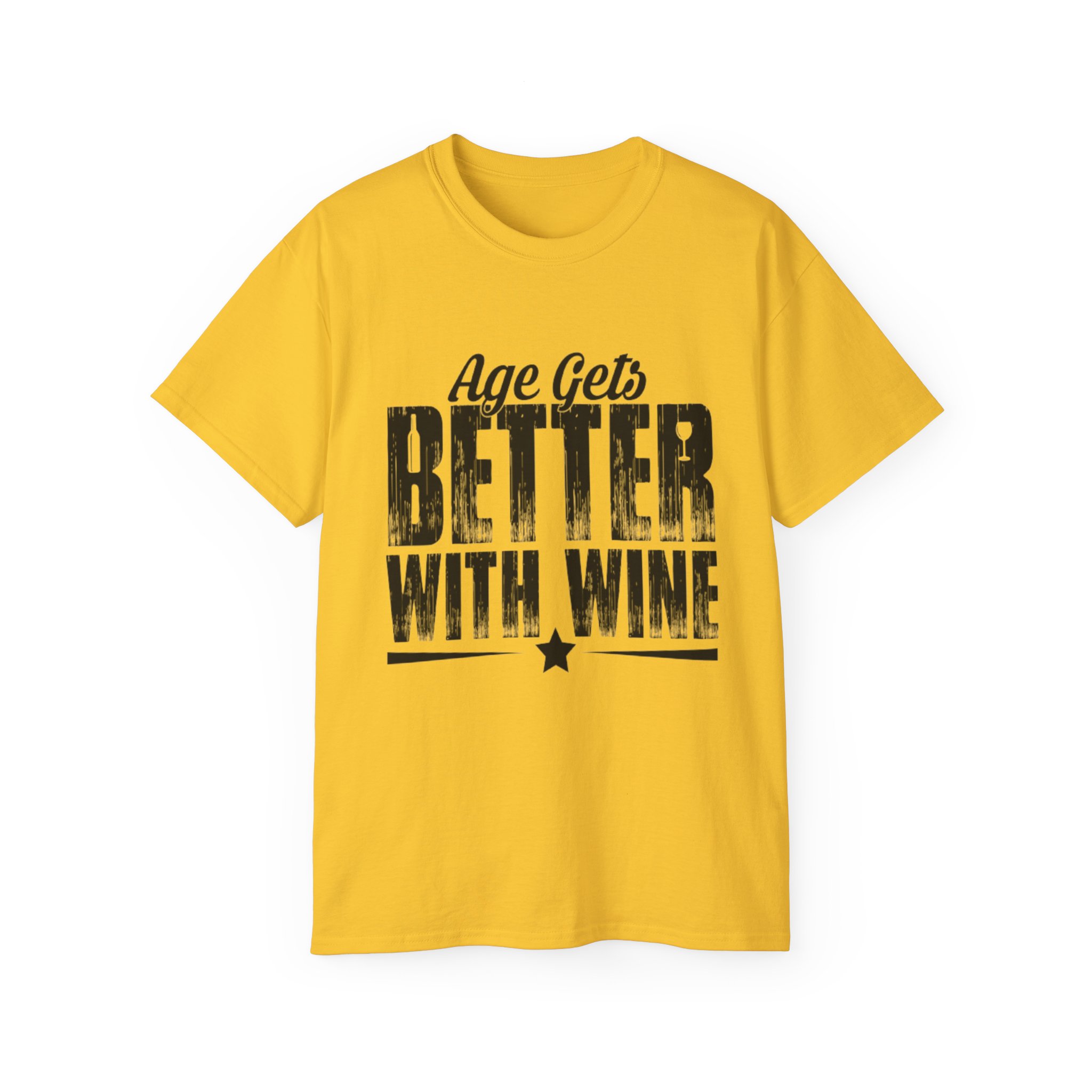 Age Gets Better With Wine Unisex Ultra Cotton Tee - Image 29