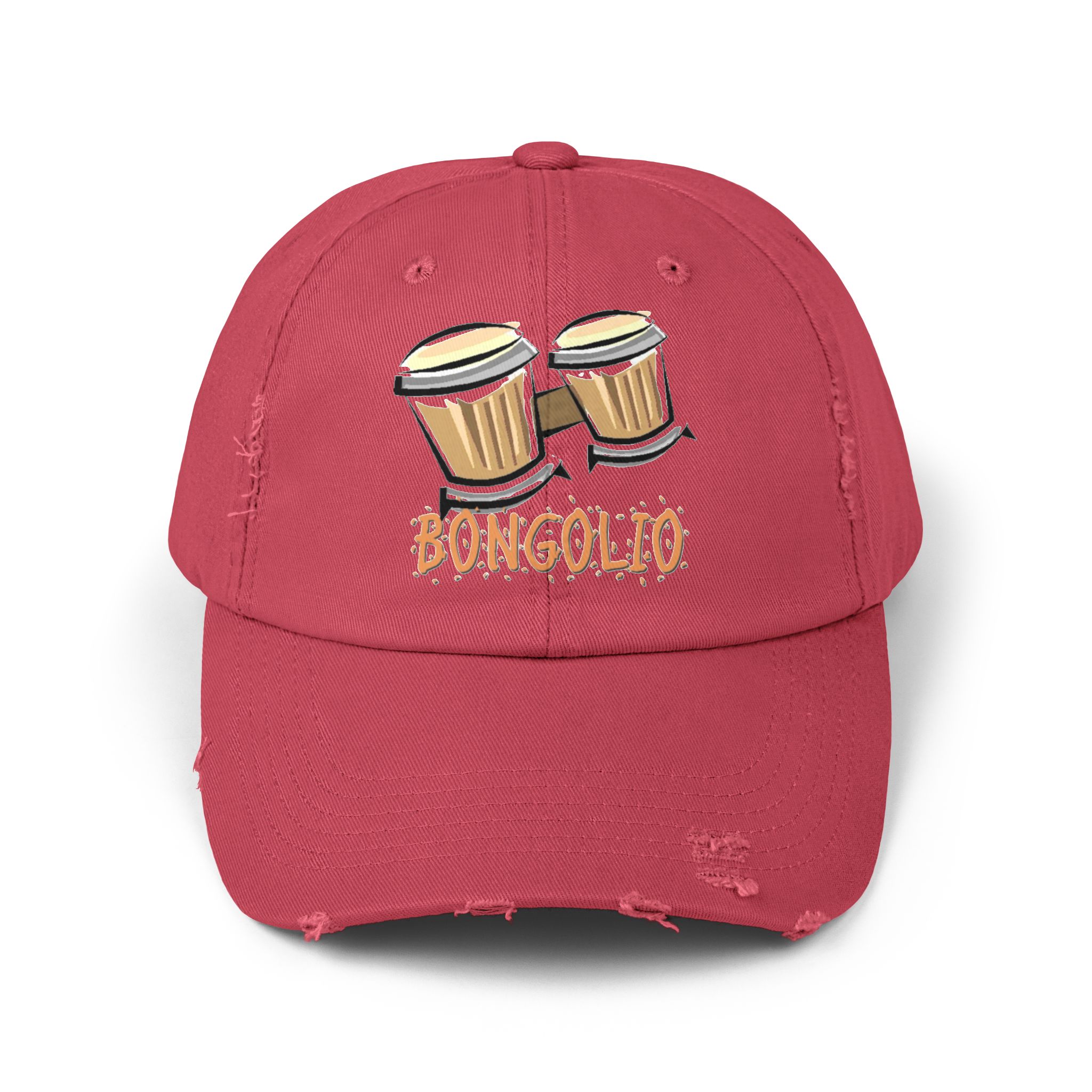 Bongolio! Bongos Distressed Cap | Trendy Bohemian Hat, Music Lover Gift, Casual Style, Festival Accessory, Unique Headwear - Image 29