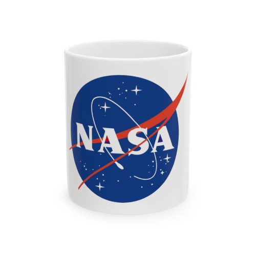 NASA Inspired Ceramic Mug, Space Lover Gift, Astronomy Coffee Cup, Unique Collectible Mug, Gift for Scientists