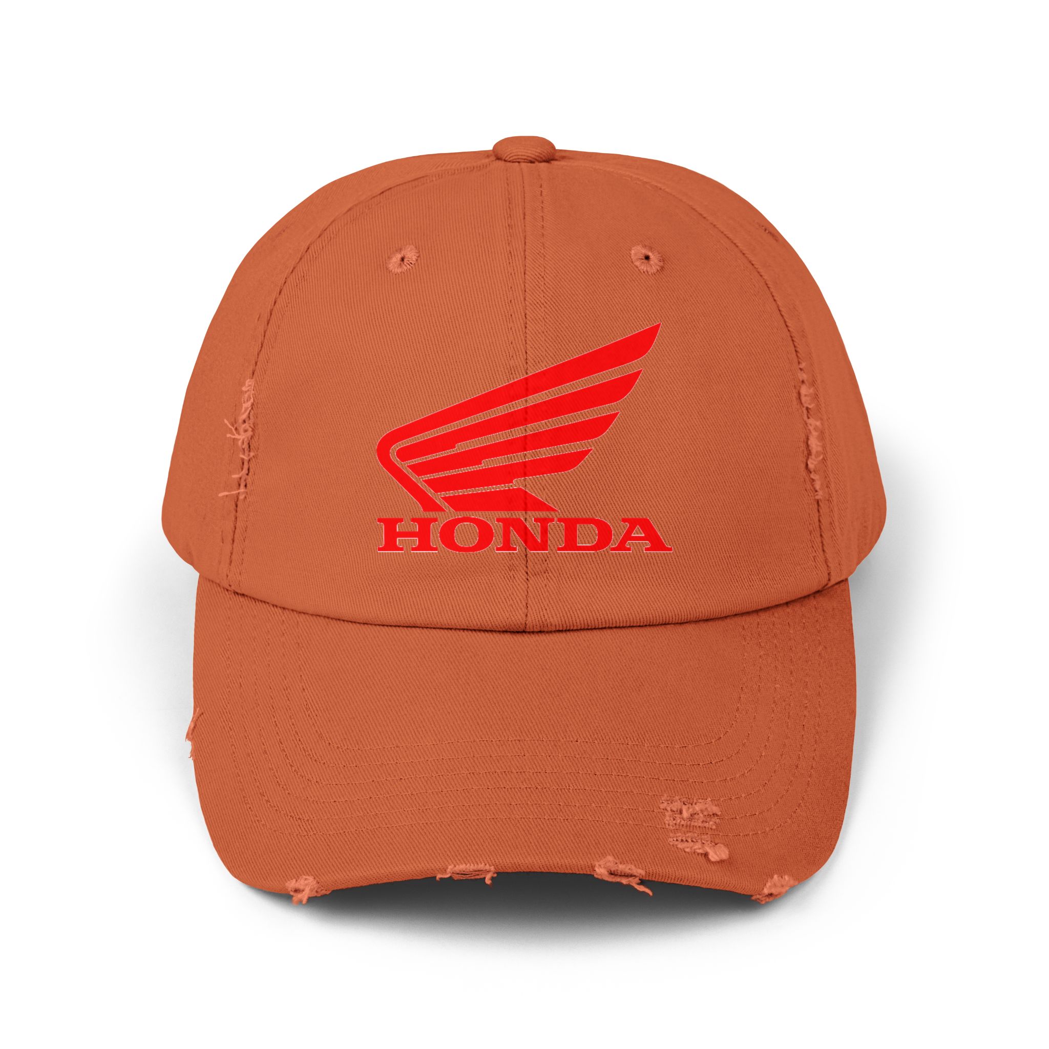 Honda Logo -- Distressed Cap with Honda Logo, Casual Hat, Vintage Style Cap, Outdoor Gear, Gift for Motorbike Lovers - Image 9