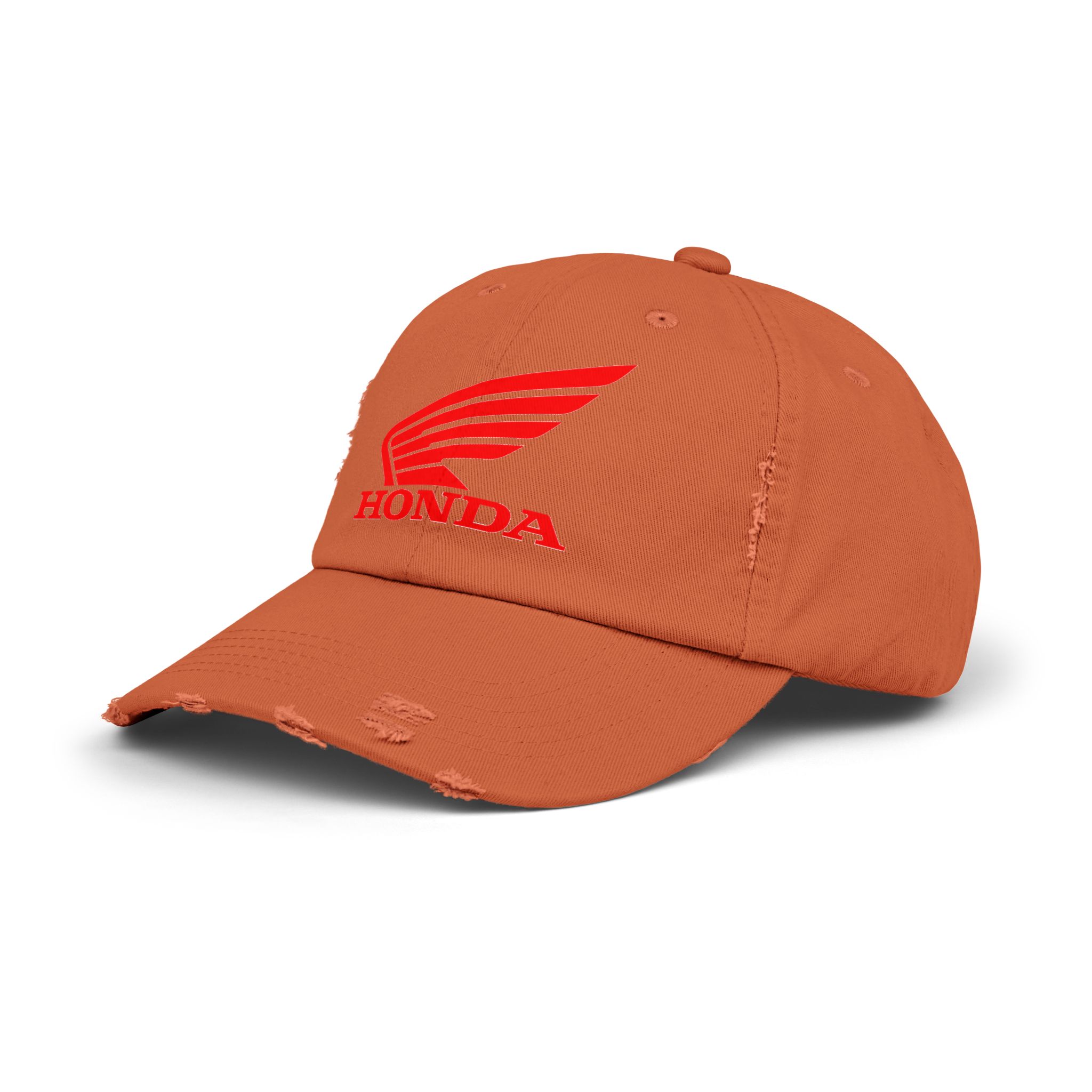 Honda Logo -- Distressed Cap with Honda Logo, Casual Hat, Vintage Style Cap, Outdoor Gear, Gift for Motorbike Lovers - Image 10