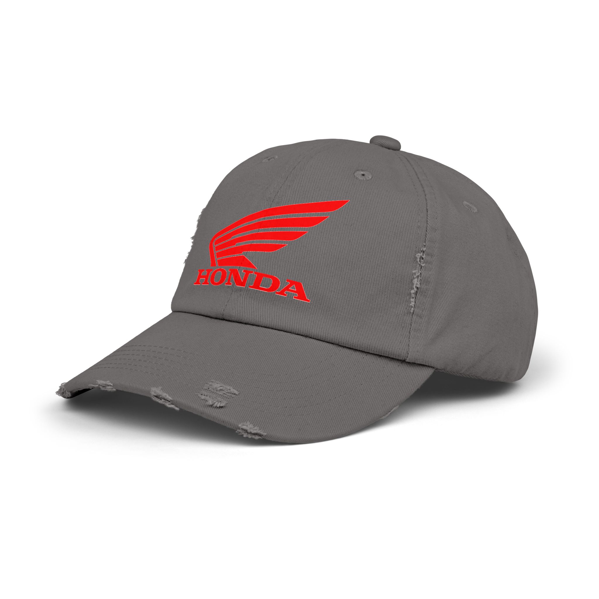 Honda Logo -- Distressed Cap with Honda Logo, Casual Hat, Vintage Style Cap, Outdoor Gear, Gift for Motorbike Lovers - Image 22