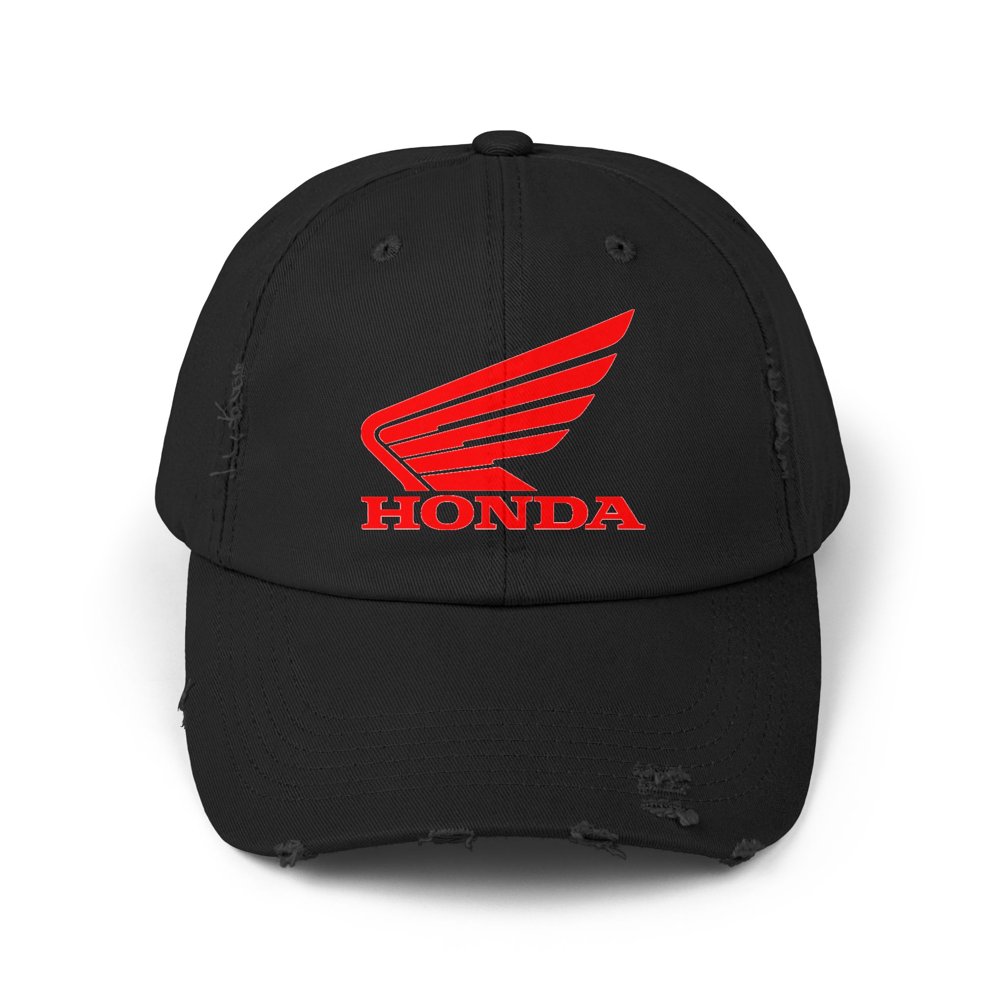 Honda Logo -- Distressed Cap with Honda Logo, Casual Hat, Vintage Style Cap, Outdoor Gear, Gift for Motorbike Lovers - Image 5