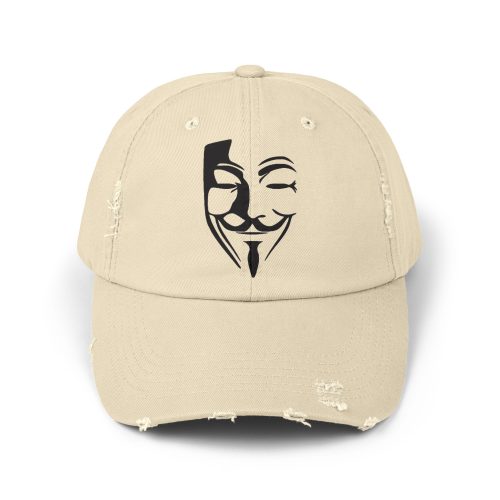 Anonymous Distressed Cap